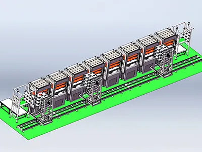 Pressing Equipment & Production Line for Single Cells, Membranes & Adhesive Films