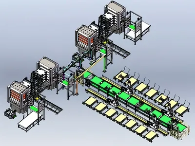 Pressing Equipment & Production Line for Single Cells, Membranes & Adhesive Films