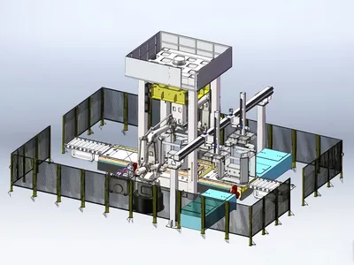 Fuel Cell Stack Pressing Machine